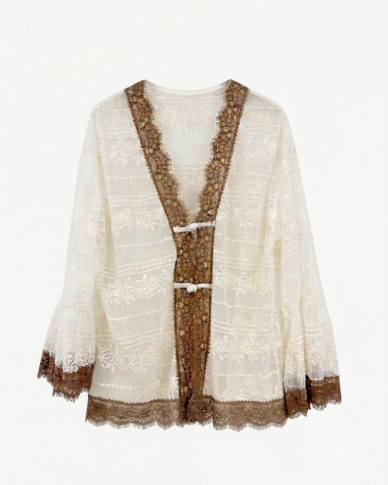 Cardigan Alamaro in Pizzo