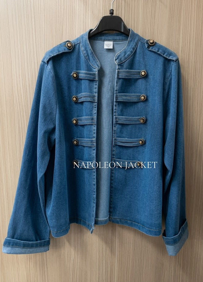 Giacca napoleon denim style