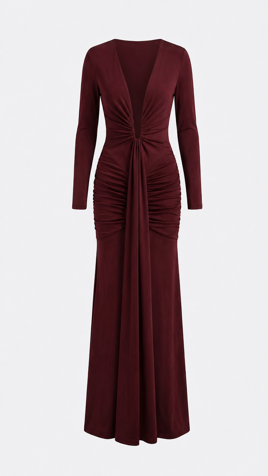 Abito lungo Burgundy Dream