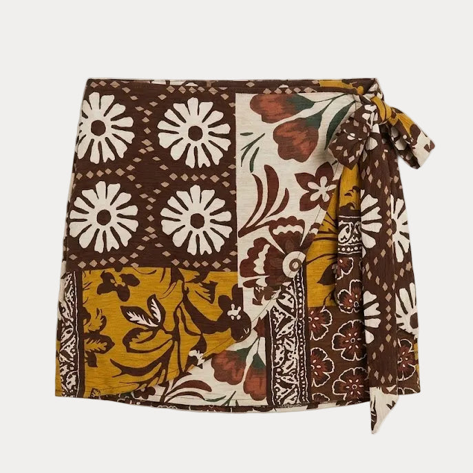 Mini Pareo a Portafoglio con Patchwork