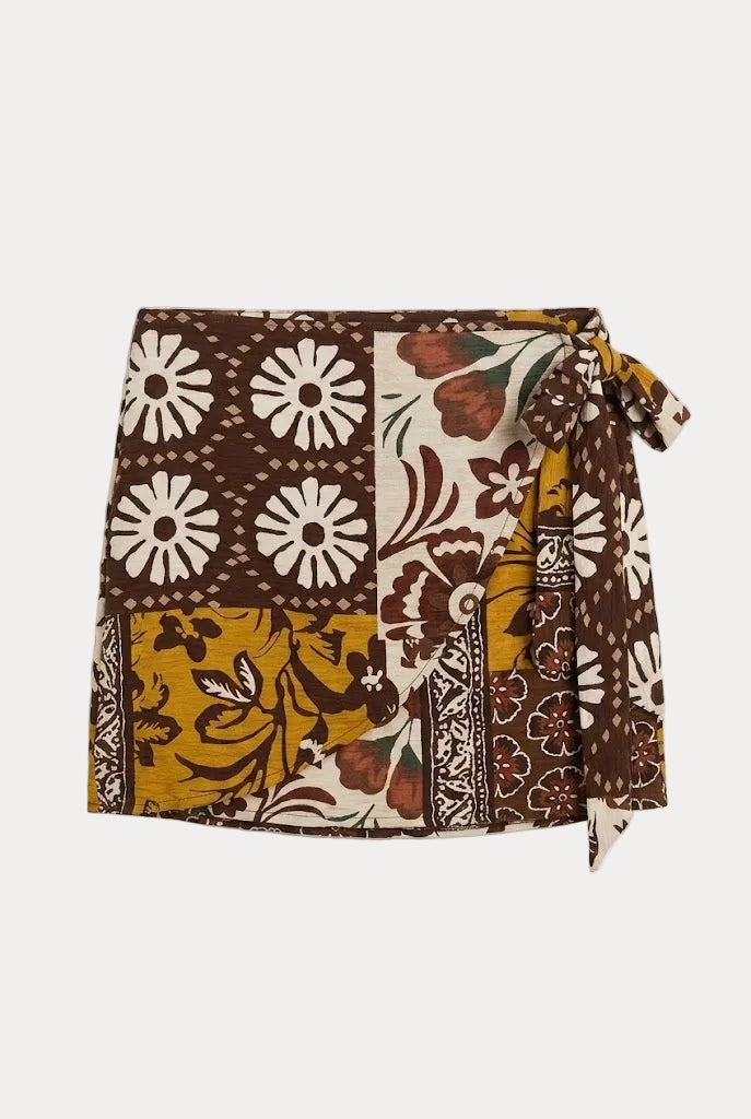 Mini Pareo a Portafoglio con Patchwork