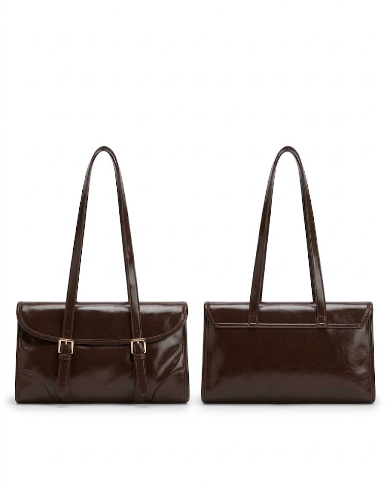 Borsa Baguette Lucida