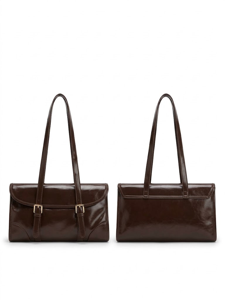 Borsa Baguette Lucida