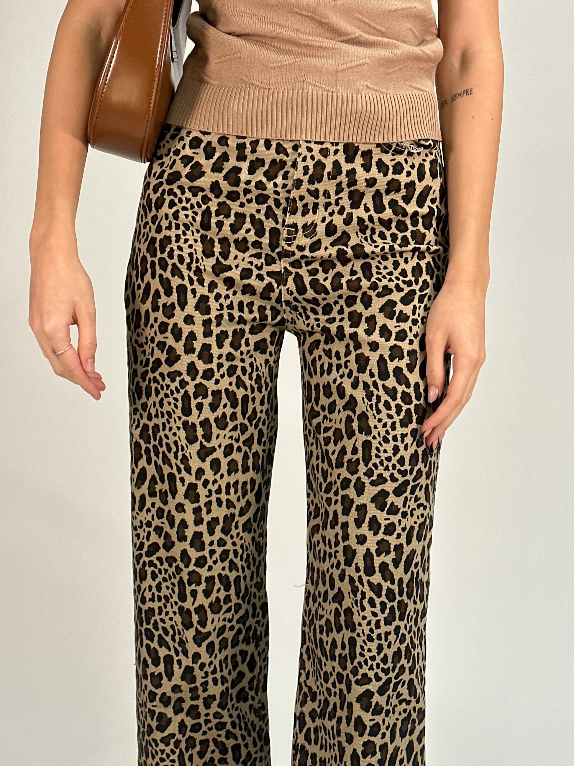 Jeans Stampa Animalier