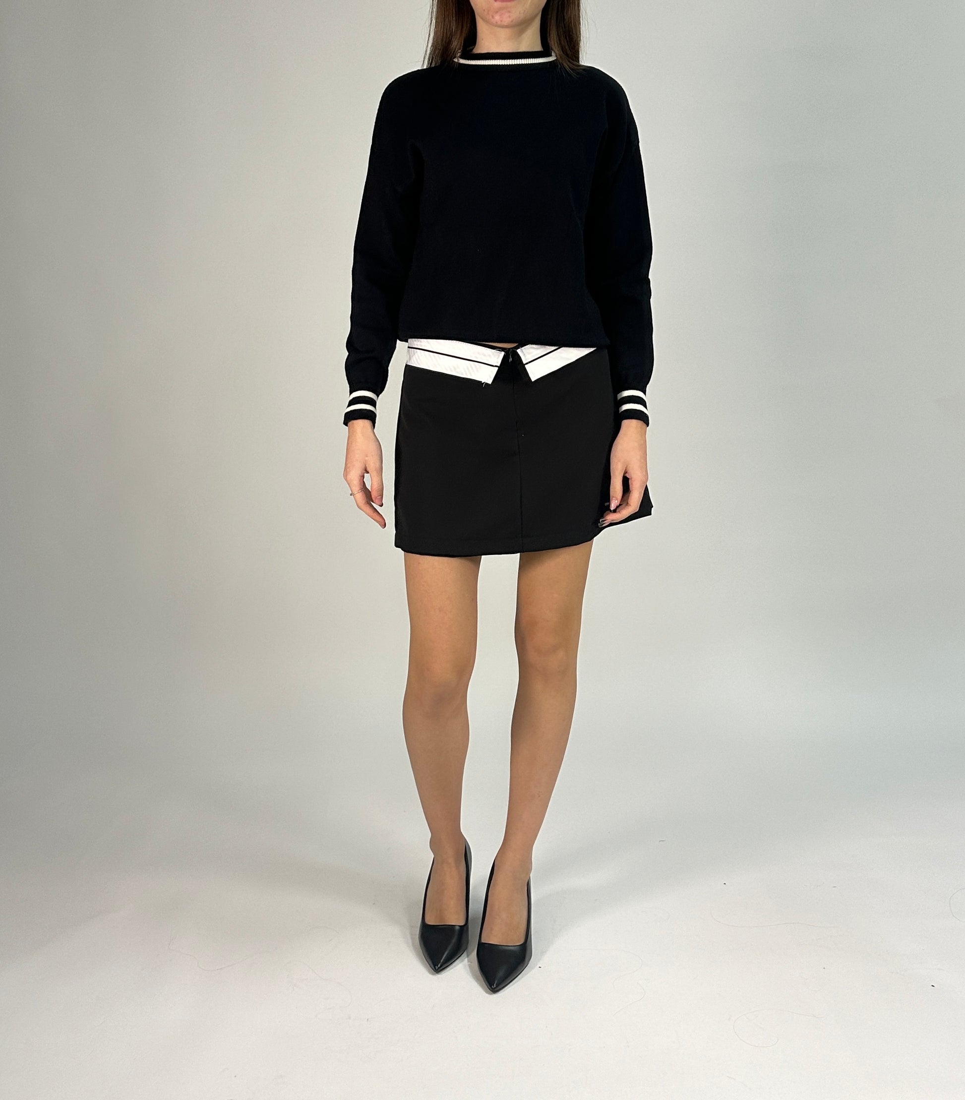 Shorts Vita Alta Bicolore