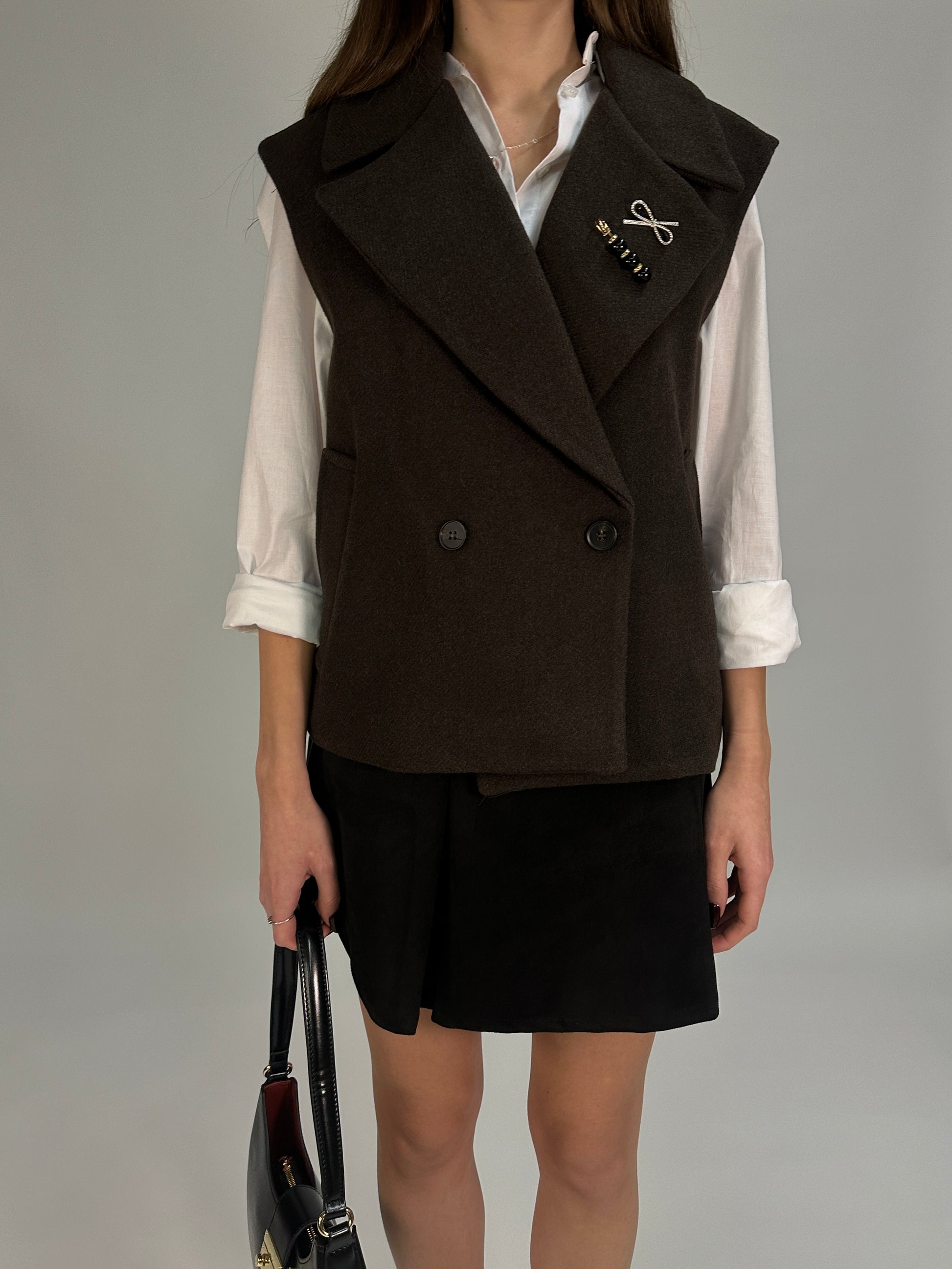Gilet Doppiopetto Urban Chic