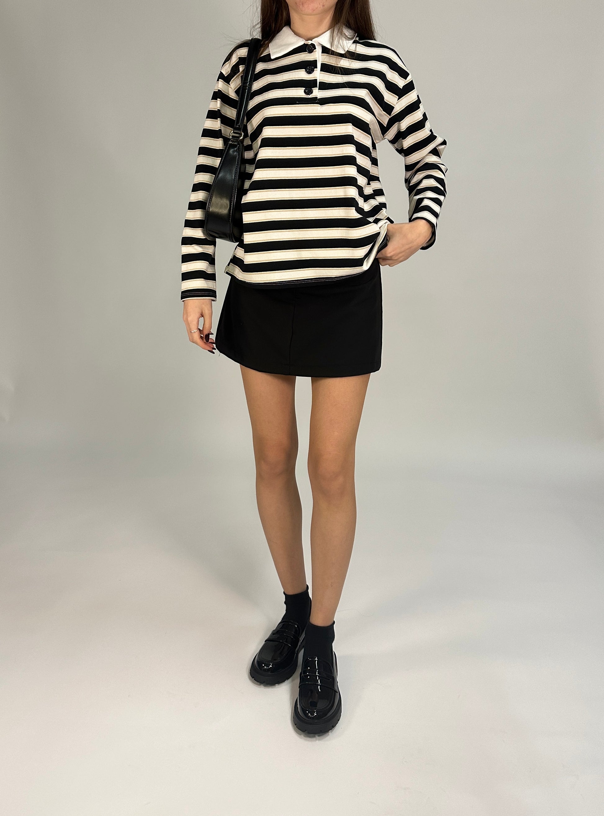 Maglia Striped Minimal Polo