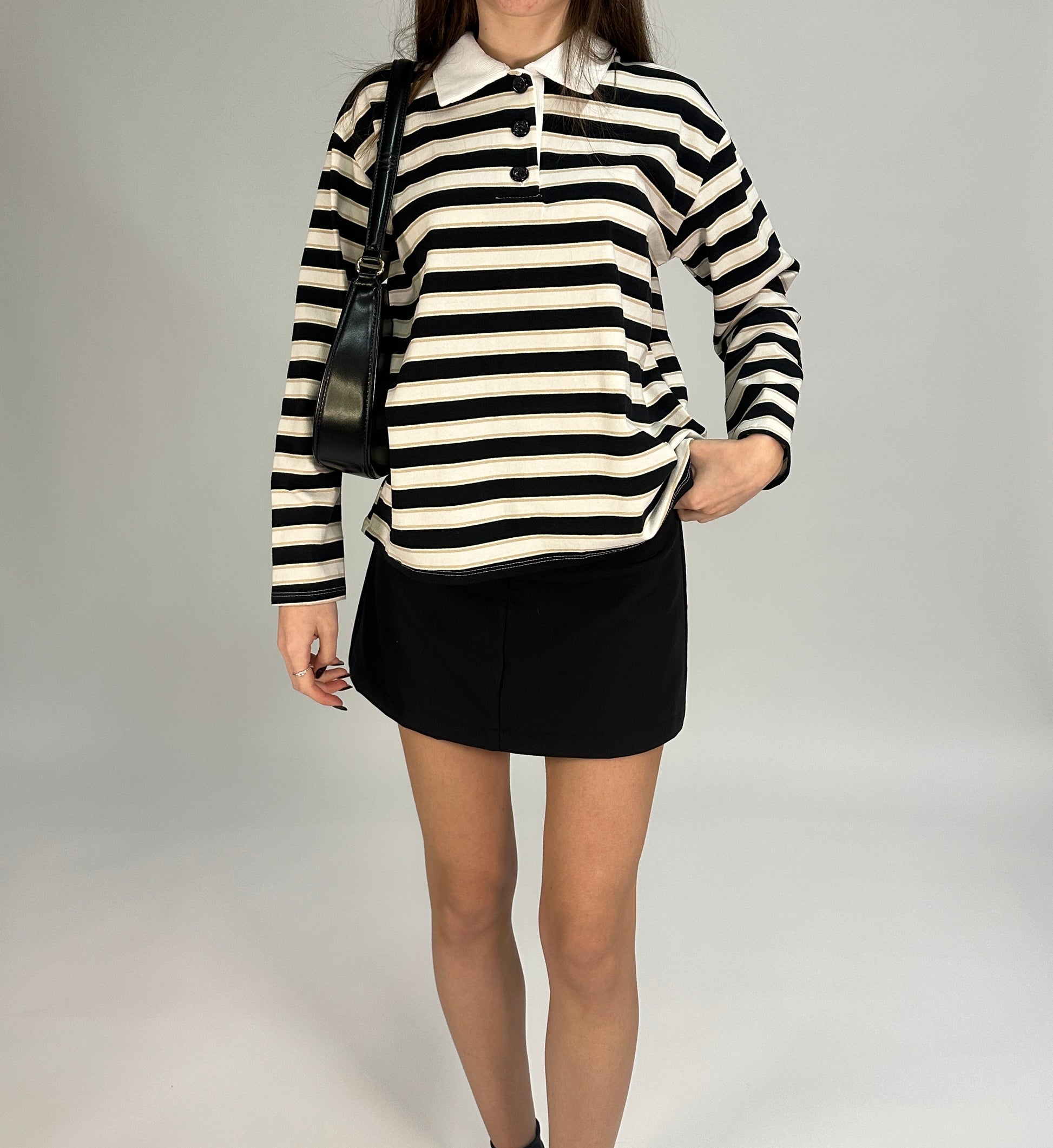 Maglia Striped Minimal Polo