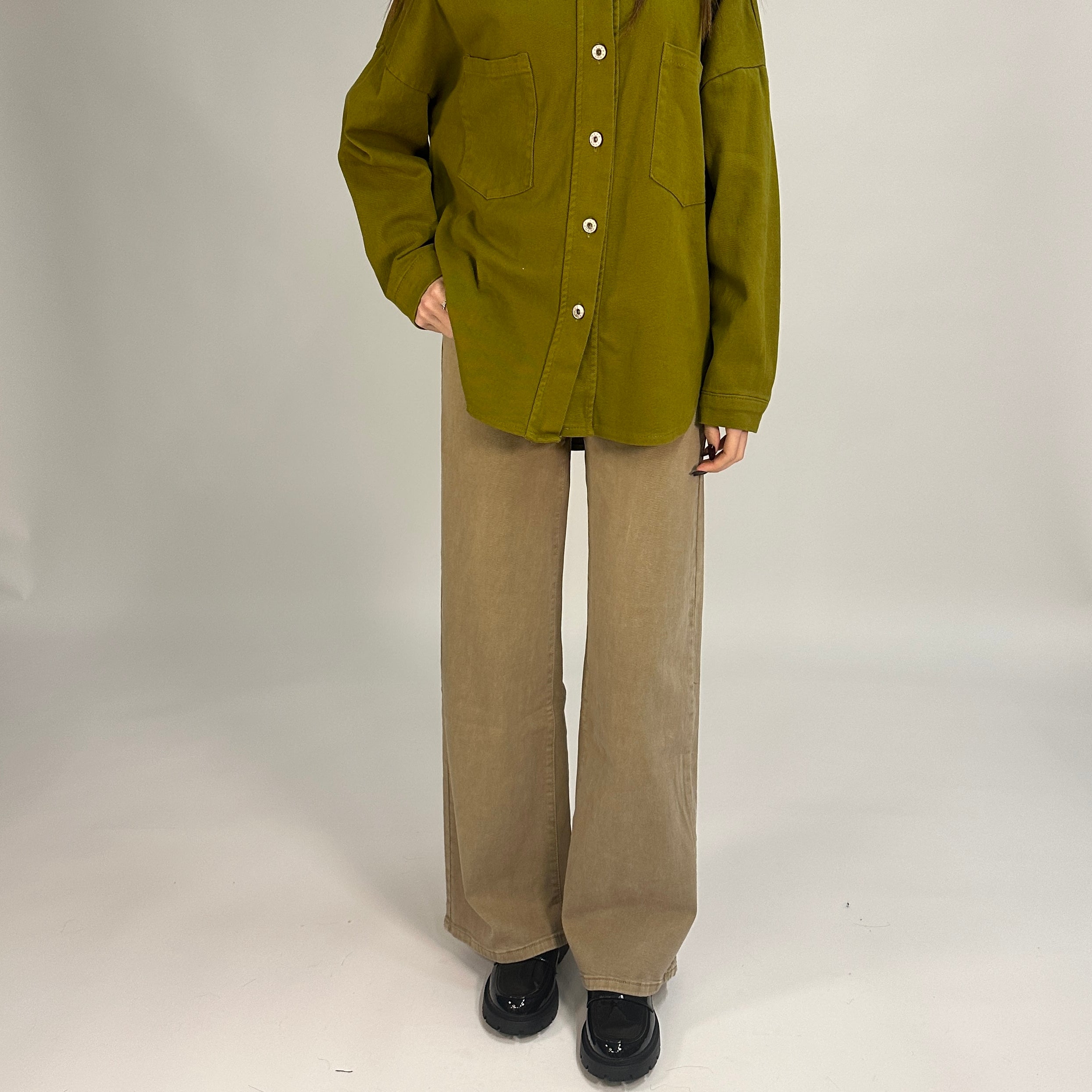 Camicia Flanellata Soft Earth