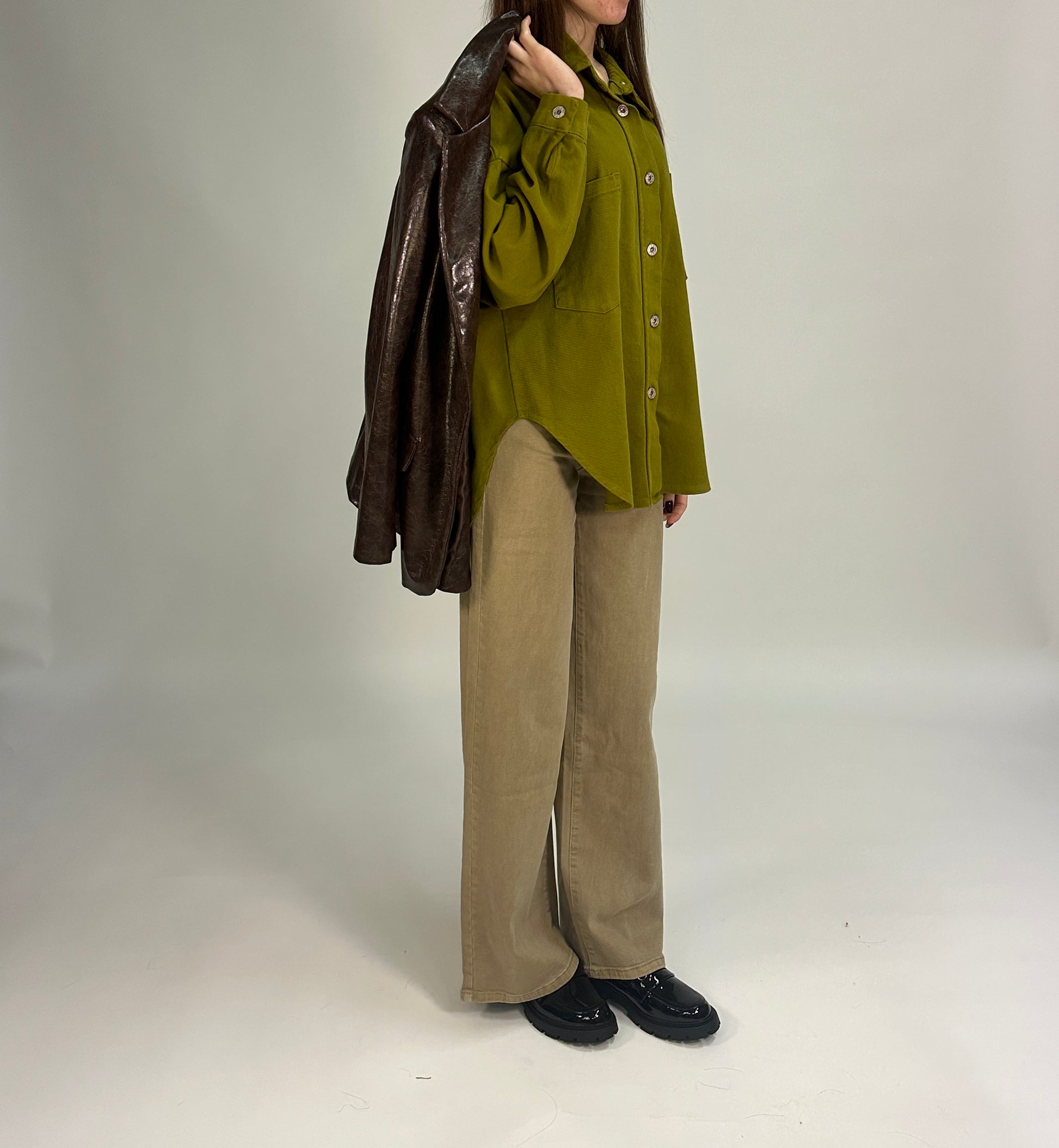 Camicia Flanellata Soft Earth