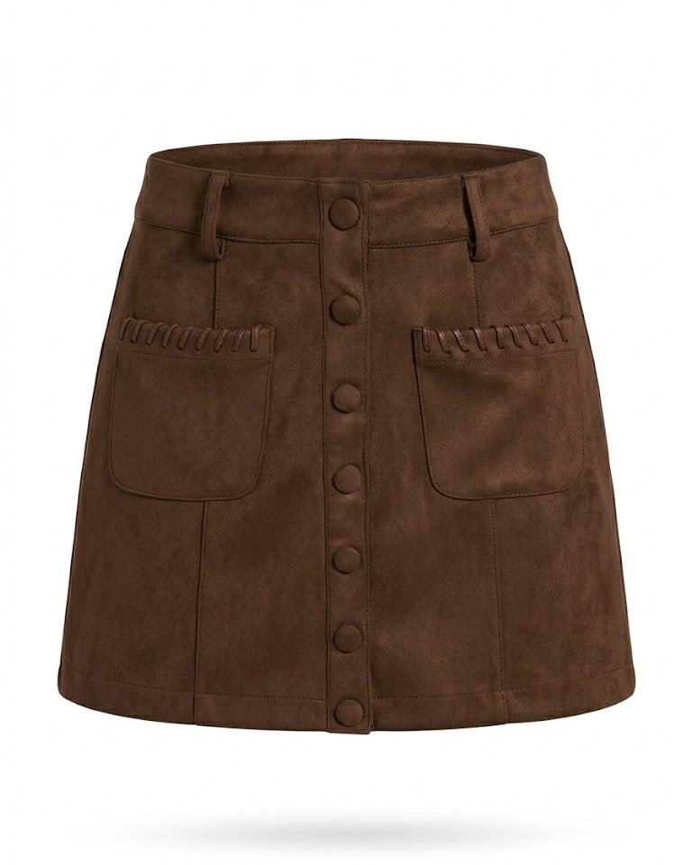 Gonna simil suede