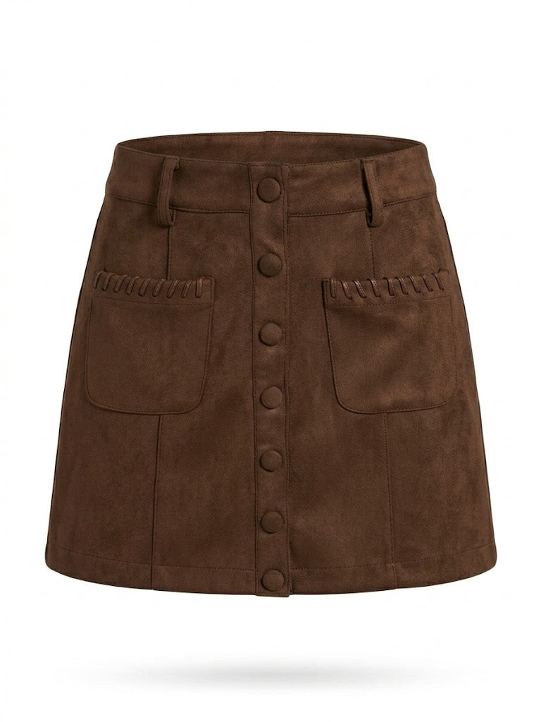 Gonna simil suede