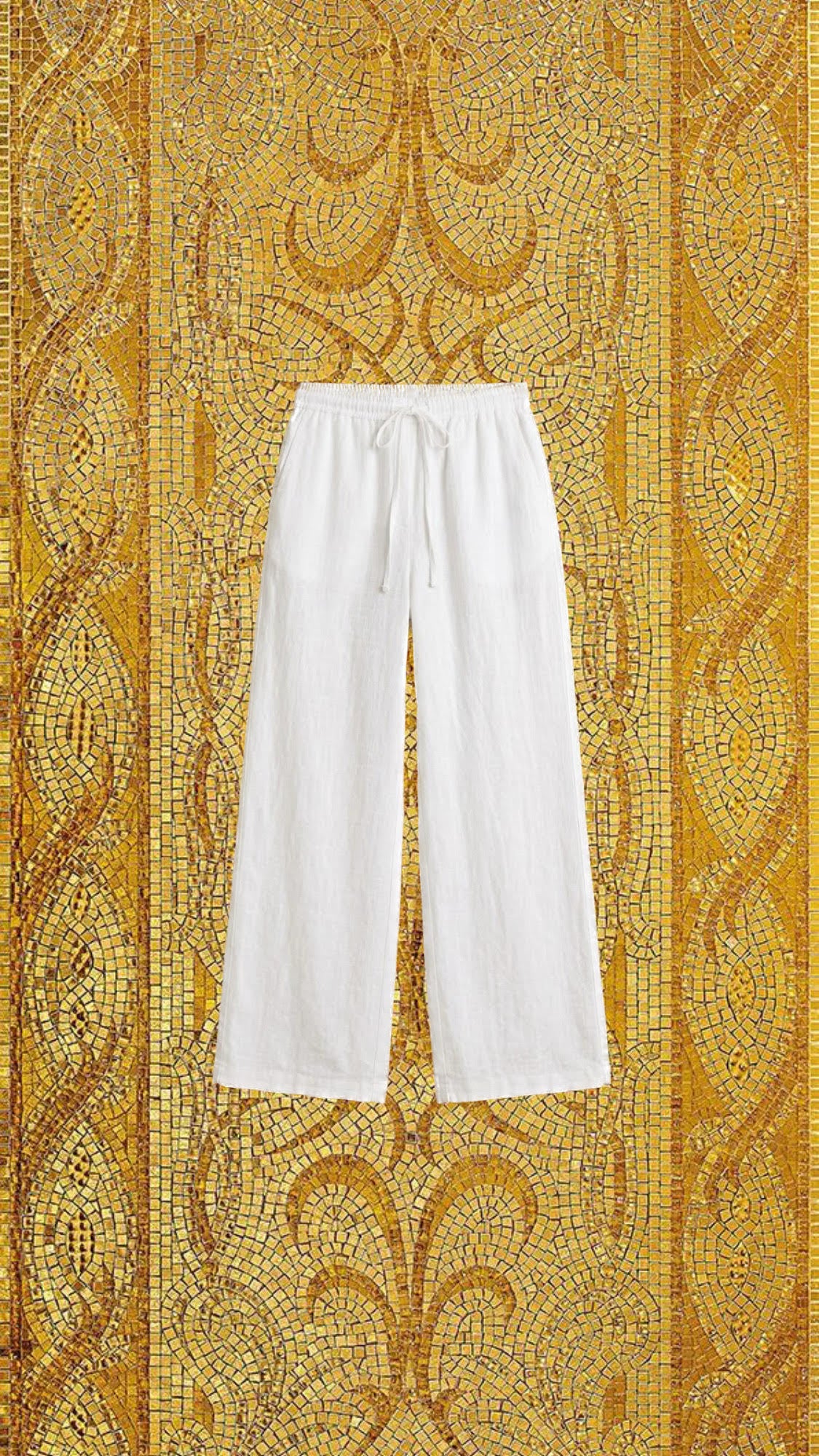 Pantalone Bianco cotone