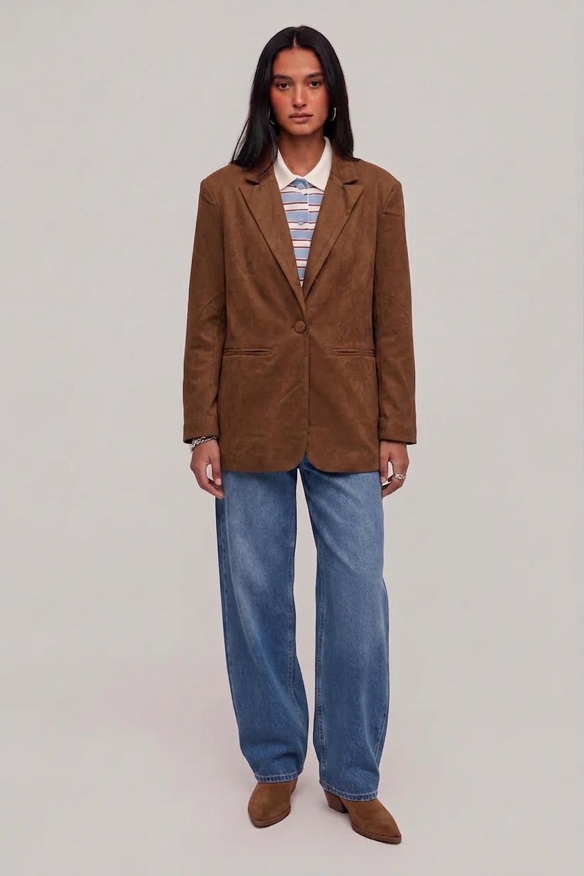 Blazer simil Suede